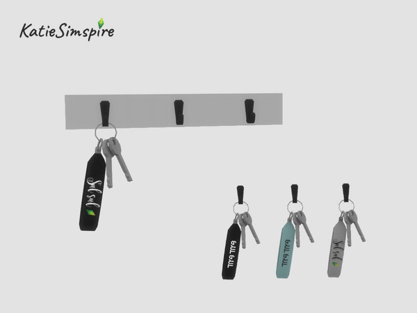 Sims 4 — Keys  by Katiesimspire — Keys decoration, that you can use to customise your own key holder from - Key Holder