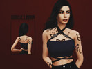 Sims 4 — Isabelle Lightwood's Runes by CelineStilinski — Inspired by Emeraude Toubia's Isabelle Lightwood's Runes from