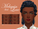 Sims 4 — Melanin Blush BLUSH by taffeite — Because we're all sick of not enough make-up that's compatible with dark skin