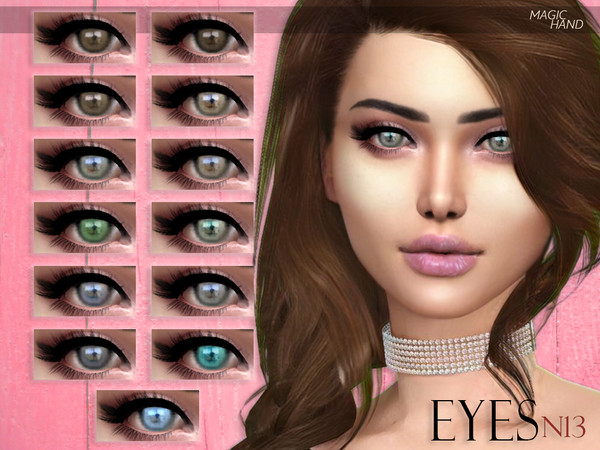 Sims 4 — [MH] Eyes N13 by MagicHand — --15 available colors-- --Compatible with HQ settings-- --CAS thumbnail-- Enjoy!