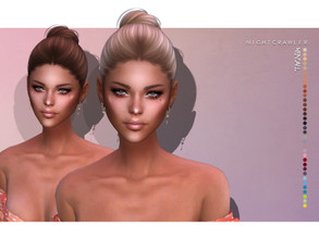 Sims 4 — Nightcrawler-Kendall (HAIR) by Nightcrawler_Sims — NEW HAIR MESH T/E Smooth bone assignment All lods 35colors