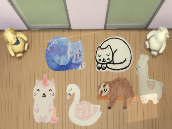 Sims 4 — Soft Rugs 1 by PastelStyle — Hope you like it. Base Game.