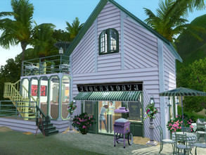 Sims 3 — Ma Petite Boulangerie by sgK452 — Here is a small bakery on a 15x10 plot that offers you to buy your pastry and