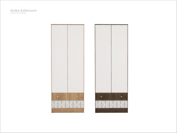 Sims 4 — [Anika kidsroom] - wardrobe by Severinka_ — Wardrobe From the set 'Anika kidsroom' Build / Buy category: Storage