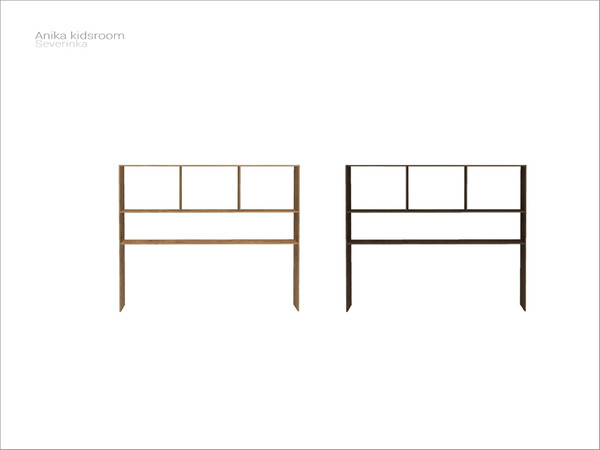 Sims 4 — [Anika kidsroom] - desk shelf by Severinka_ — Desk shelf From the set 'Anika kidsroom' Build / Buy category: