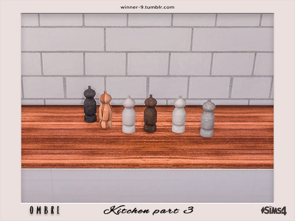 Sims 4 — Ombre Spices by Winner9 — Spices from my kitchen Ombre, you can find it easy in your game by typing Winner9 or