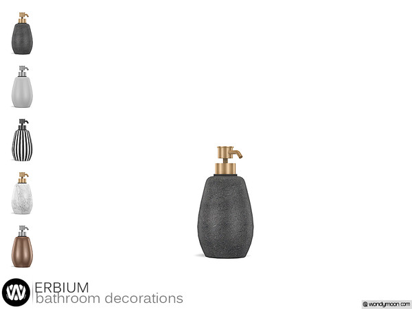 Sims 4 — Erbium Soap Dispenser by wondymoon — - Erbium Bathroom - Soap Dispenser - Wondymoon|TSR - Creations'2020