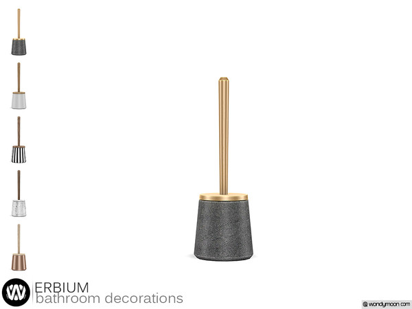 Sims 4 — Erbium Toilet Brush by wondymoon — - Erbium Bathroom - Toilet Brush - Wondymoon|TSR - Creations'2020