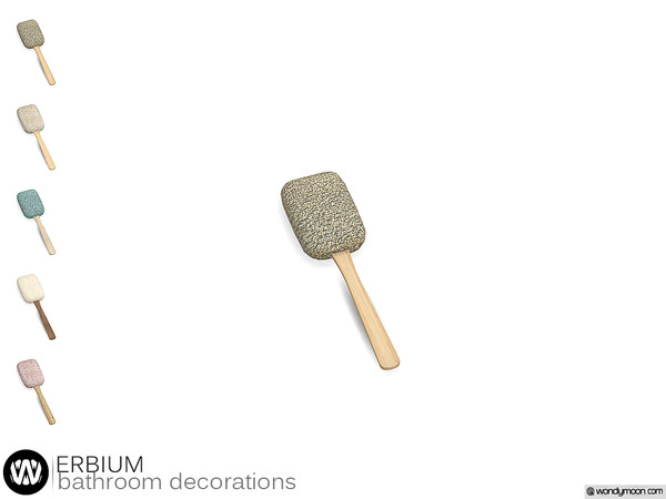 Sims 4 — Erbium Body Brush by wondymoon — - Erbium Bathroom - Body Brush - Wondymoon|TSR - Creations'2020