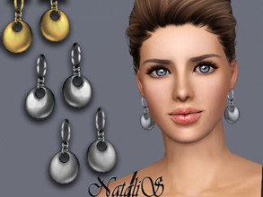 Sims 3 — NataliS TS3 Puff drop earrings by Natalis — Puff drop earrings. FT-FA-FE
