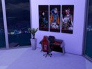 Sims 4 — Apex legends painting CITY LIVING NEEDED by _mashastard_ — This is a picture with the heroes of a video game