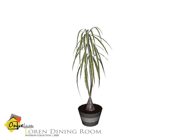 Sims 4 — Loren Plant by Onyxium — Onyxium@TSR Design Workshop Dining Room Collection | Belong To The 2020 Year