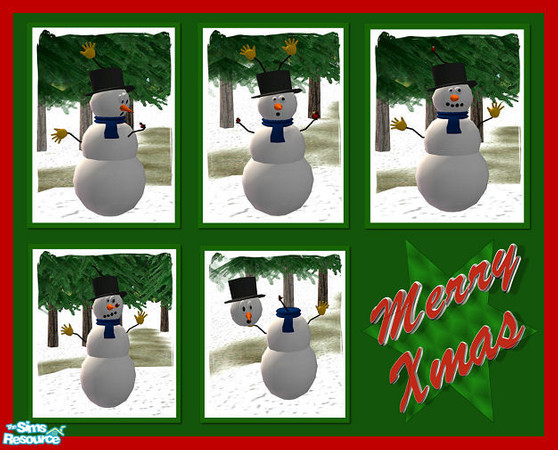 Sims 2 — Christmas Funnies - Small Snowmen by Creative Sim — Feeling a bit chilly this Christmas? Need to warm up those