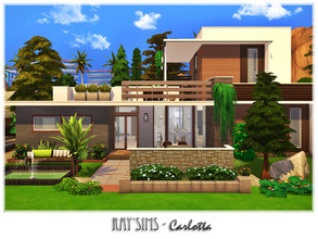 Sims 4 — Carlotta by Ray_Sims — This house fully furnished and decorated, without custom content. This house has 3