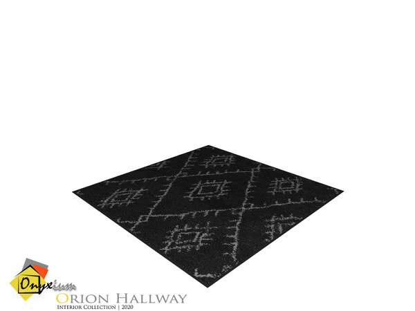 Sims 4 — Orion Rug by Onyxium — Onyxium@TSR Design Workshop Hallway Collection | Belong To The 2020 Year