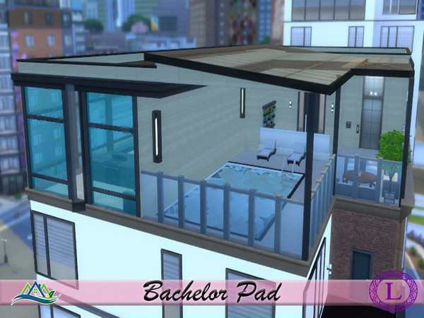 Sims 4 — Bachelor Pad by Lyca02 — Are you a Bachelor looking for your perfect pad? Grab this! This Pad contains: 1