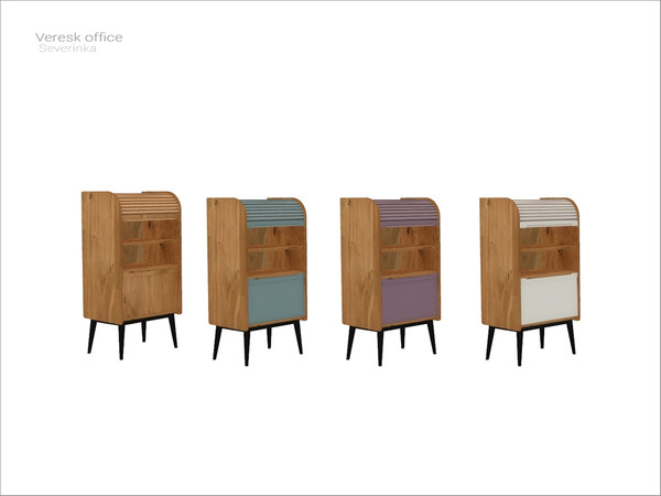 Sims 4 — [Veresk office] - low cabinet by Severinka_ — Low cabinet From the set 'Veresk office' Build / Buy category: