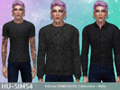 Sims 4 — Killstar FANGTASTIC Collection - Male by hu-sims4 — Killstar FANGTASTIC Collection - Male Nocturnal Shirt