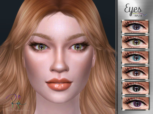Sims 4 —  Eyes RPL14 by RobertaPLobo — :: Eyes (Face Paint) :: 6 swatches :: All Ages and Genders :: HQ mod compatible ::