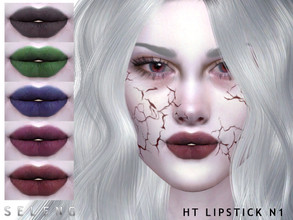Sims 4 — Ht Lipstick N1 by Seleng — Teen to Elder Female 7 colours Custom Thumbnail HQ mod compatible The picture was