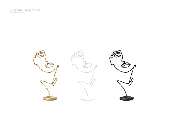 Sims 4 — [Rosalia livingroom] - statue by Severinka_ — Statue From the set 'Rosalia livingroom' Build / Buy category: