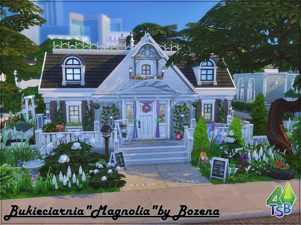 Sims 4 — Magnolia by Bozena — The flower shop is the perfect place.The store is located in Magnolia, so we know where the