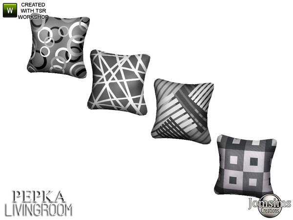 Sims 4 — Pepka livingroom cushion living chair by jomsims — Pepka livingroom cushion living chair