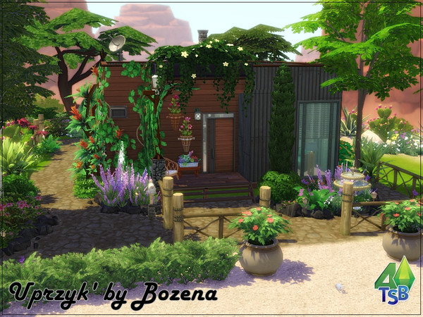 Sims 4 — Uprzyk by Bozena — The chalet is located on the edge of town and has a great view of the StrangerVille creek. On