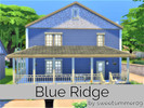 Sims 4 — Blue Ridge by sweetsimmer09 —  A beautiful lodge cabin with a mountain style charm. Lot Size: 20x15 No CC Used