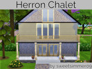 Sims 4 — Herron Chalet by sweetsimmer09 — A 3bed family chalet home. Only partly furnished with basic furniture, it's