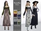 Sims 4 — Rusalka Dress by Sandrini_Feierabend — Created for: The Sims 4 Rusalka is a character in East Slavic mythology.