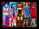 Sims 4 — Halloween costumes 2020 by minesims93 — 5 Halloween costumes: - Captain spaulding man / woman - Pumpkin - Chucky