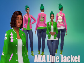 Sims 4 — AnnareLove_Aka_LineJacket by lilbonita2023 — This Jacket is for all our Skee-Wee Sim Sorors. It comes with 2