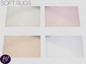 Sims 4 — Soft Rugs Vol.1 by linavees — Soft bedroom rugs