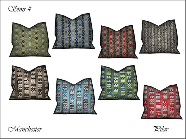 Sims 4 — Manchester pillowSofa by Pilar — Manchester pillowSofa