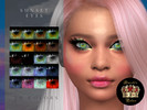 Sims 4 — Sunset Eyes by Kurokis_Palace — Eyes Costume makeup Toddler to Elder All Genders 20 colors 17 natural colors 3