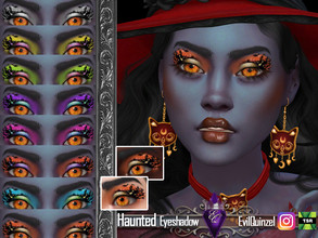 Sims 4 — Haunted Eyeshadow by EvilQuinzel — - Eyeshadow category; - Female and male; - Teen + ; - All species; - 8