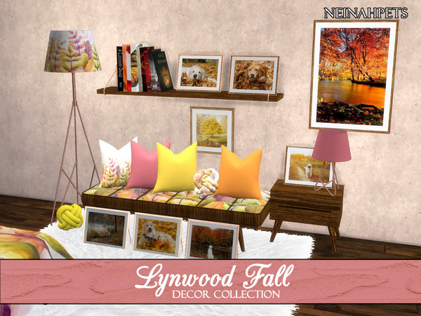 Sims 4 — Lynwood Fall Decor {Mesh Required} by neinahpets — A collection of fall decor items to compliment the Lynwood