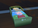 Sims 4 — Peppa Pig bed by thesuperawesomegamr — A toddler bed based on the popular kids tv show