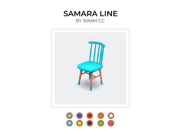 Sims 4 — Samara Line - Chair by ImFromSixam — Hey guys, I am very happy to share with you my new Line, this is a
