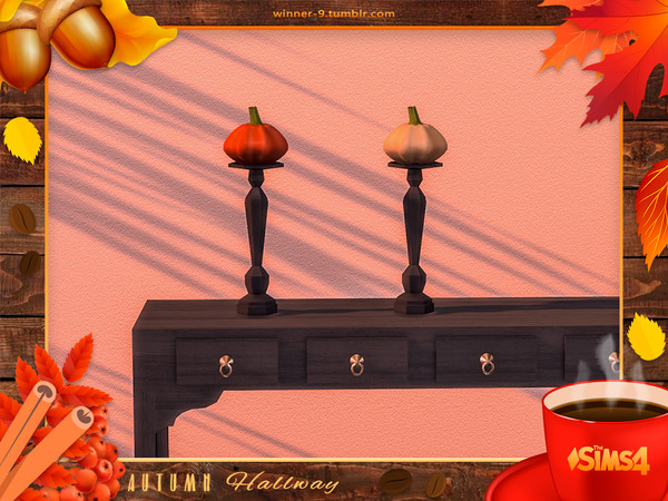 Sims 4 — Autumn hallway Pumpkin tall by Winner9 — Pumpkin tall from my Autumn hallway, you can find it easy in your game