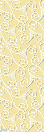 Sims 2 — Studio K Triangle Swirl - Pale Sun by StudioKhagerks — 