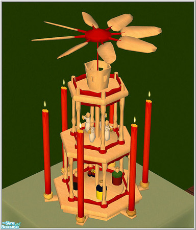 Sims 2 — 4. december -  B43 Weihnachtspyramide by Birgit43 — 