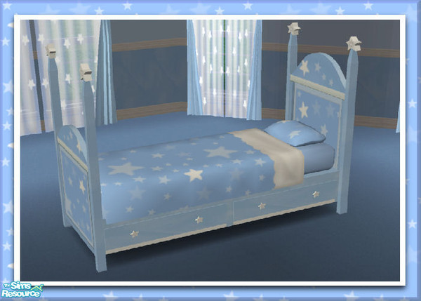 Sims 2 — Star Bright Nursery Single Bed by jlk2400 — Part of my Star Bright Nursery. Many thanks to Cashcraft for