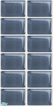 Sims 2 — NK PI Glass Tile Walls - Dusty Blue by MoMama — Dusty Blue glass tile will spruce up your kitchen or bath.
