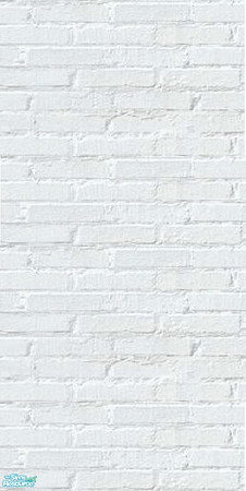 Sims 2 — White Brick Wall by mackey2269 — A very bright white brick! Thanks for downloading and please rate!