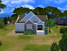 Sims 4 — Monet (No CC) by Arisd — Small cute house, 2 bedrooms and 1 bathroom. Build in Windenburg 20x20.43088