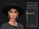 Sims 4 — Moonlight Facechain by NOVA-Sims —  A simple face chain inspired somewhat by K-Pop fashion and some witchy