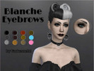 Sims 4 — Blanche Short Eyebrows by Varkomeht — 14 colors. Hope you enjoy it <3