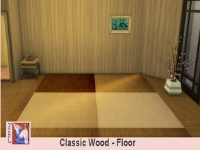 Sims 4 — ws Wood Classic Floor by watersim44 — Wood Classic Floor Comes in 4 different colors Only the base-game. Created